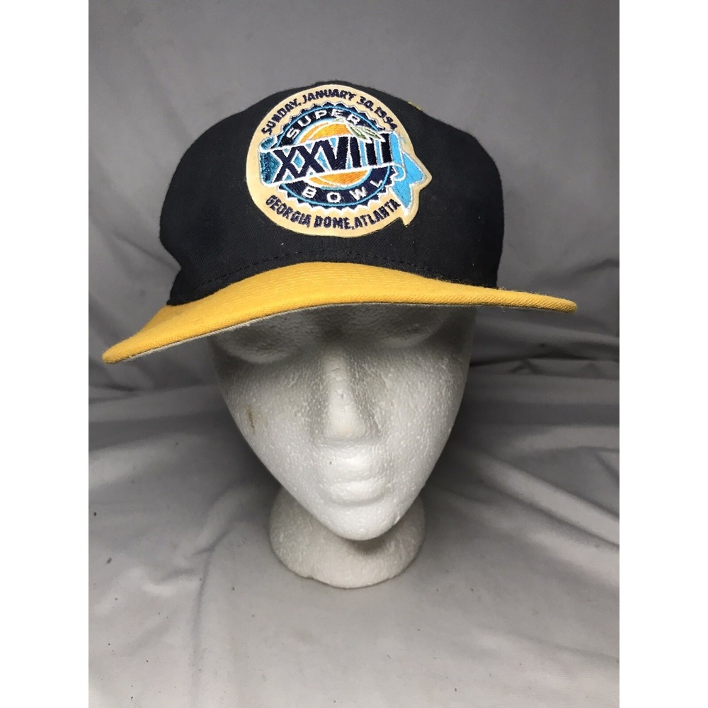 Vintage NEW Era NFL Super Bowl XXVIII Atlanta Georgia Dome 1994 Hat Cap SnapBack
